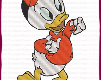 Huey Ducktales Fill Embroidery Design 3 - Instant Download