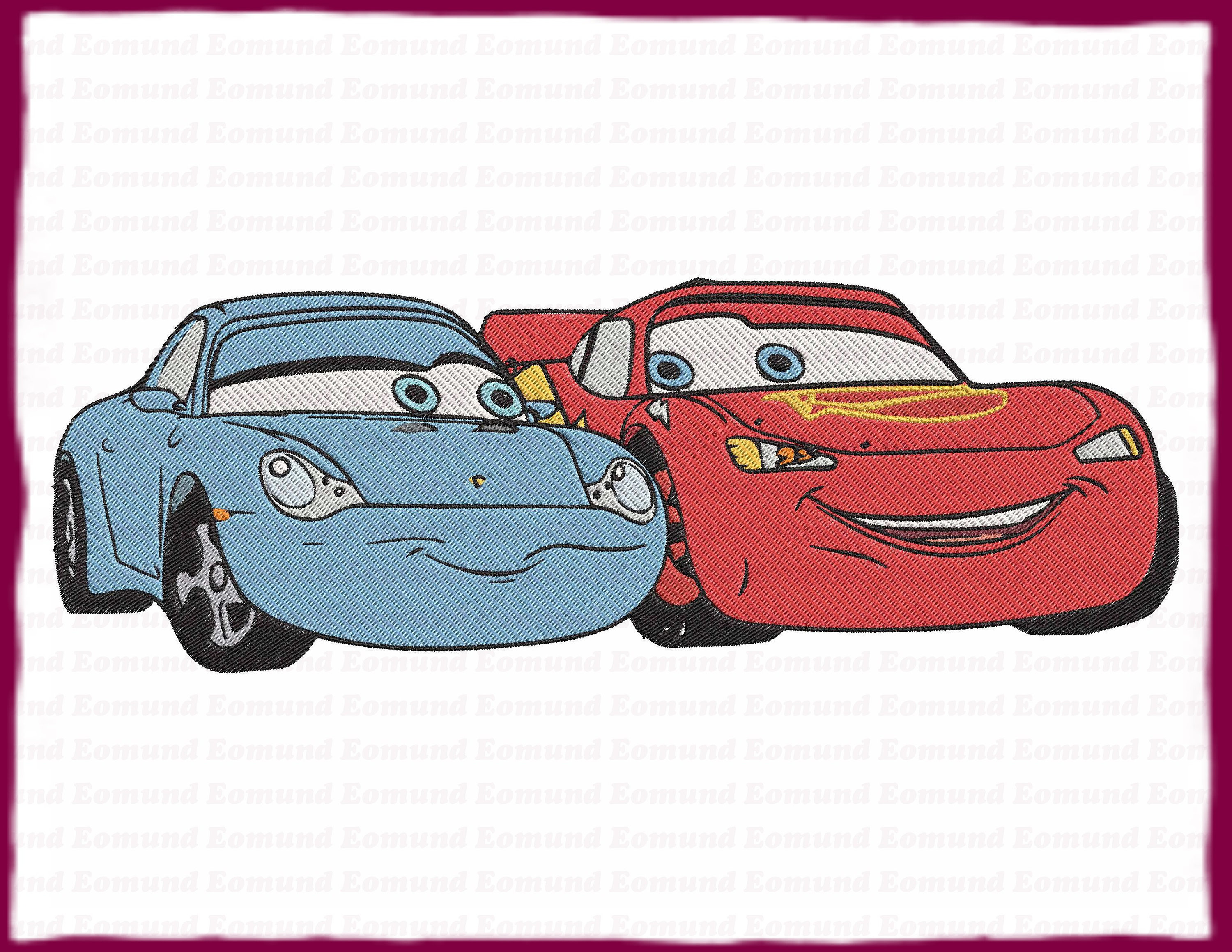 Stickers Disney Pixar CARS 🚗🏎 Lightning McQueen Doc Hudson Sally Carrera  #SQ01