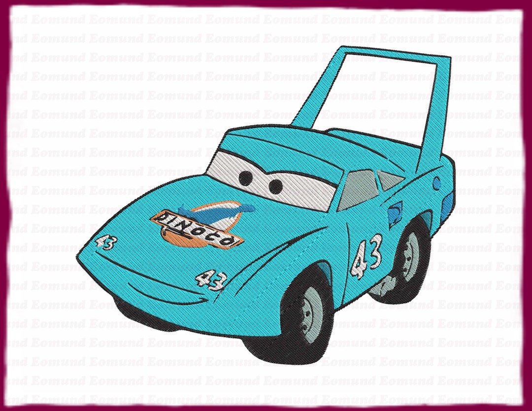 Strip Weathers Cars Filled Embroidery Design 1 Instant Etsy