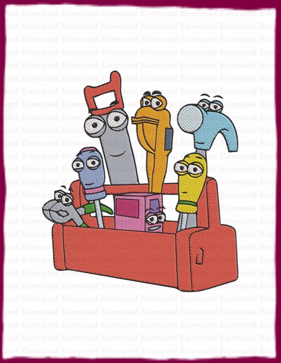 Tools Handy Manny Fill Embroidery Design Instant Download - Etsy