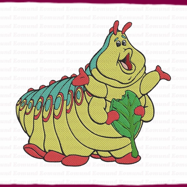 Heimlich A Bugs Life Filled Embroidery Design - Instant Download