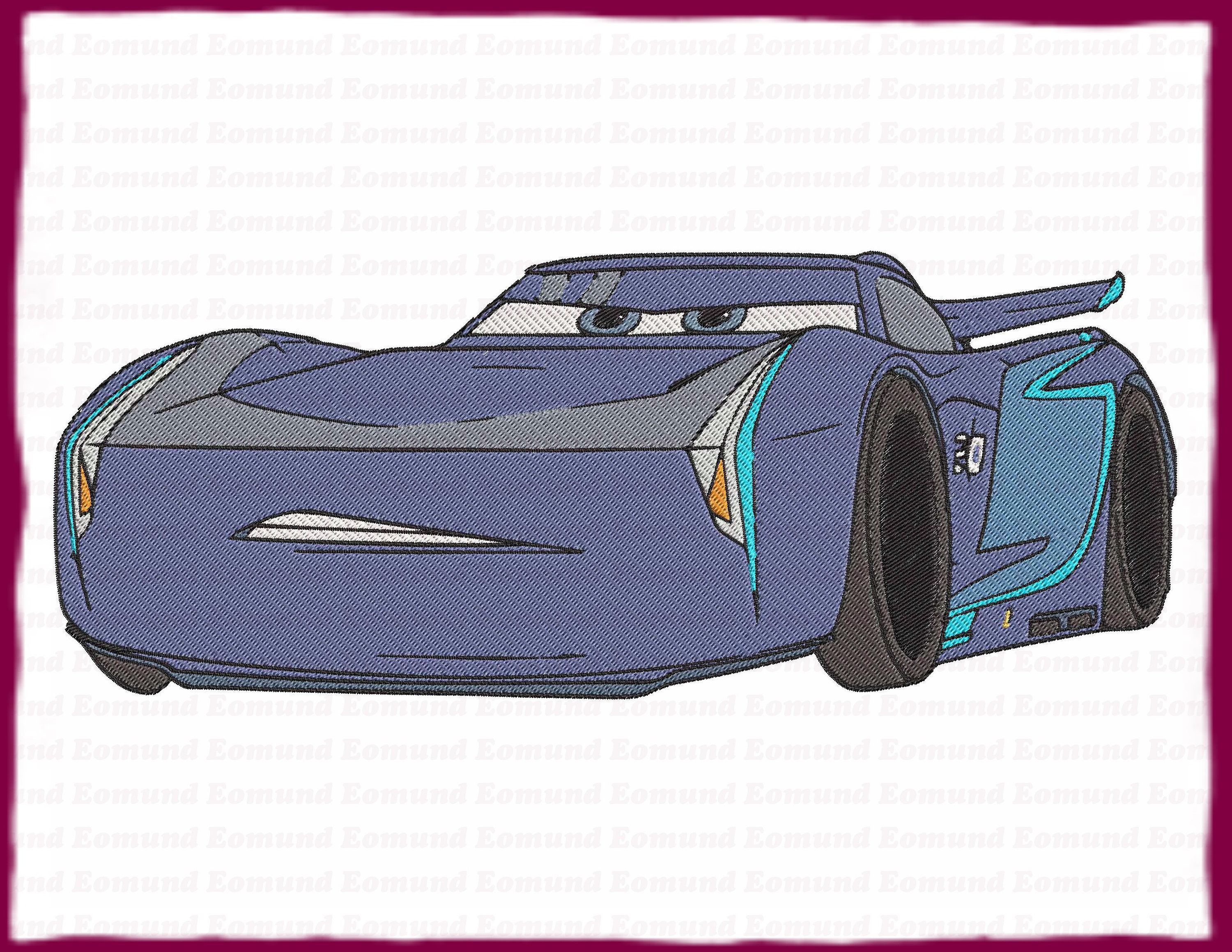 Jackson Storm Cars Filled Embroidery Design Instant Download Etsy