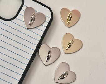 Metal Heart Phone Charm hook/holder