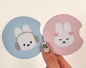 Miffy Fabric Car Coasters (Set of 2)