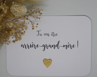Annonce Cartes Grossesse Arrière-grand-mère