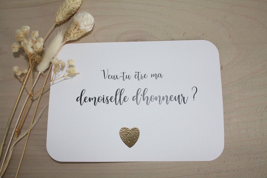 Carte Demande Demoiselle d