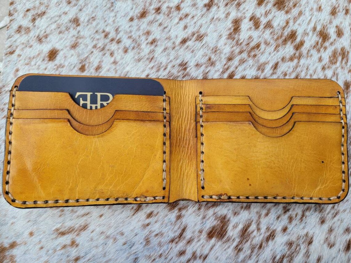 Handmade Custom Leather Wallet Etsy
