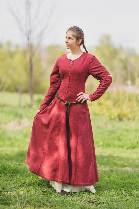Medieval red robe