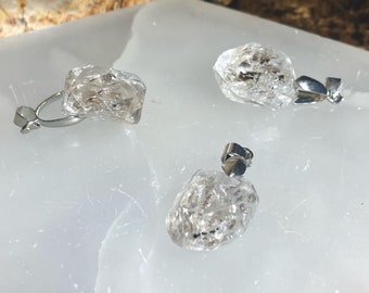 Herkimer Diamond Pendant, Herkimer Diamond Necklace Pendant, Herkimer Crystal Pendant