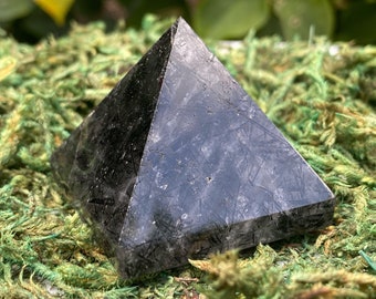 Tourmaline Quartz Crystal Pyramid