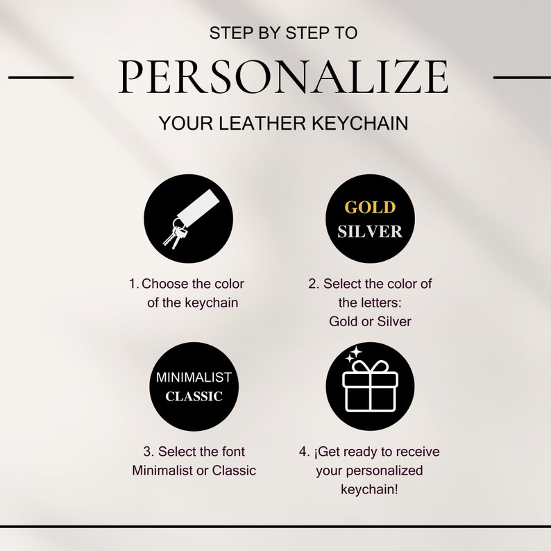 Personalized leather key fob, stamped leather keychain, monogram key chain for women, custom key holder for men, minimalist handmade keyring image 10