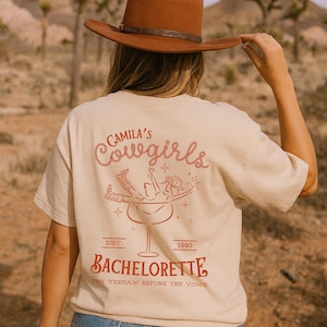 Nashville Bachelorette Shirts, Cowgirl Shirts for Bridesmaids, Custom Last Rodeo Shirt, Western Bride Crew Tee, Country Bach Party Tee
