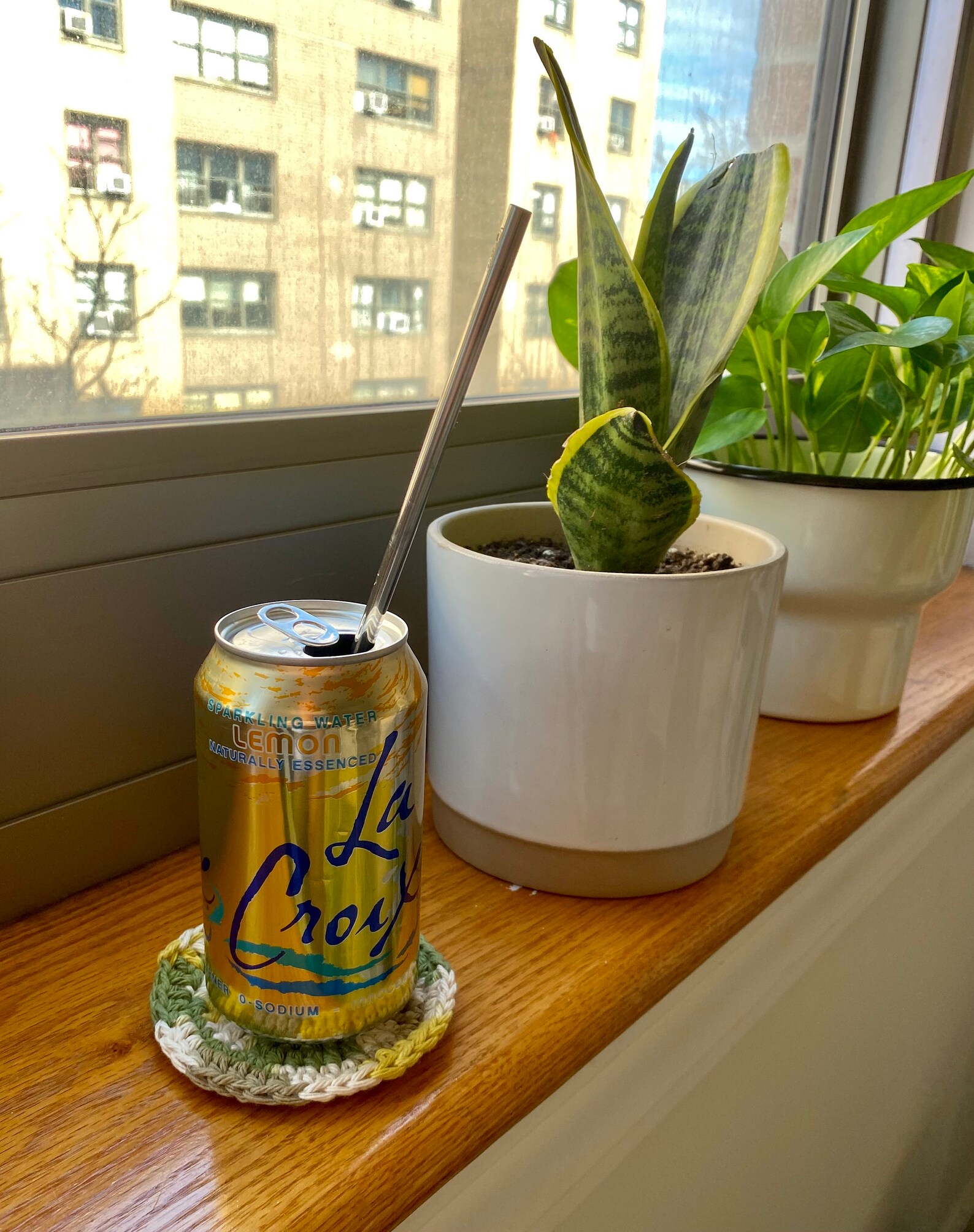 Aesthetic Crocheted Coasters set of 4 Etsy