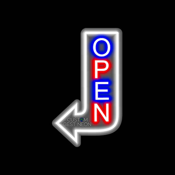 Neon Outdoor Open Sign Waterproof LED Neon for Businesses Large