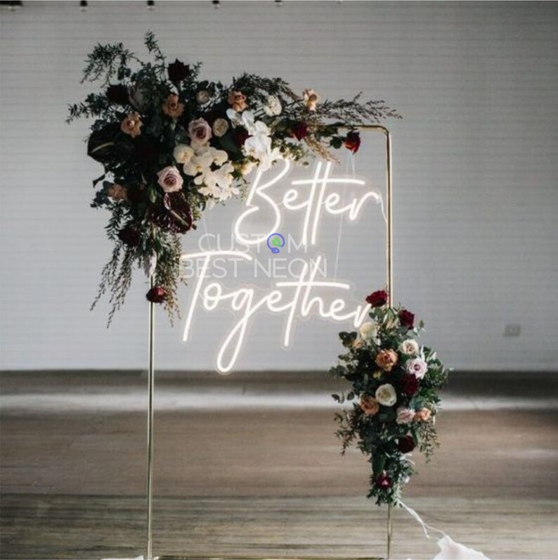 Wedding Decoration Neon Sign Personalized Gift, Neon Wedding Sign Light