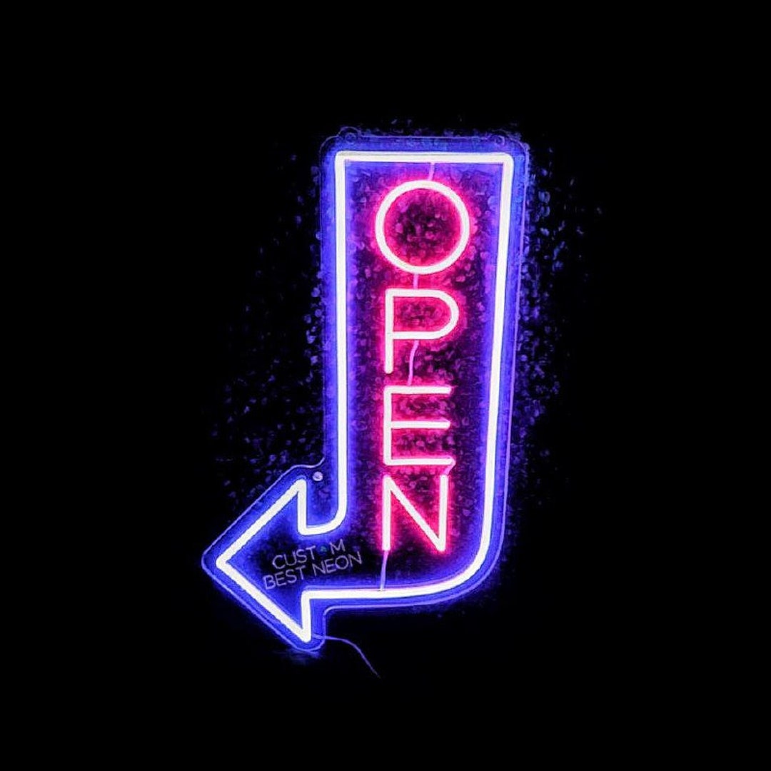 OPEN NEON SIGN Outdoor Ads, Led Business Open Sign, Make A Statement