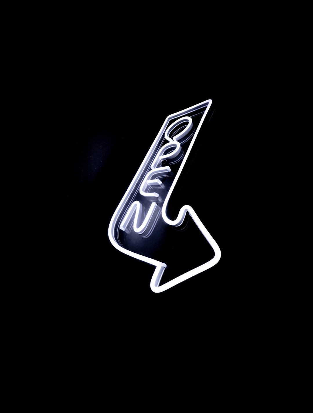 Vertical Bar Open Neon Sign, Big Open Sign for Business, Custom Led Open Signs for Business