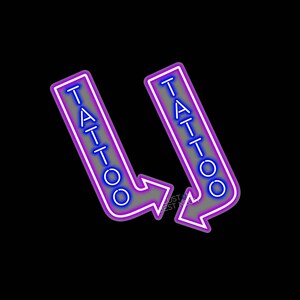 Letrero de neón LED para tatuajes, letrero de neón personalizado para estudio de tatuajes, decoración de pared para sala de tatuajes, letrero de neón LED para inauguración de oficina de tatuajes, letrero de neón para exteriores