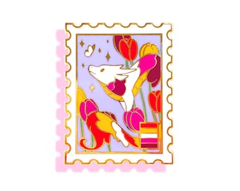 Lesbian Tulip Pin