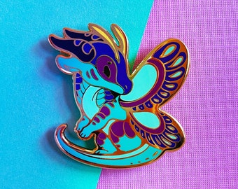 Pin azul