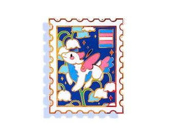 Trans Lily of the Valley Pin