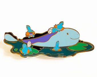 Quagsire Bayou Boat Ride Pin