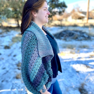 PDF Crochet Pattern - Moroccan Nights Cocoon
