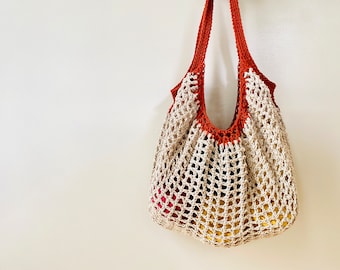 Crochet Market Tote Bag PDF Pattern: Beginner Friendly