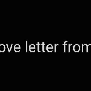 Carta de amor canalizada de sua pessoa