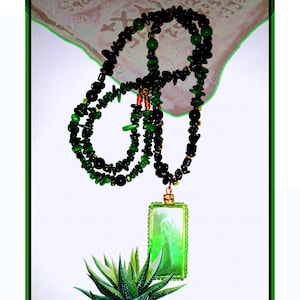 Thoth the Atlantean Emerald Tablets Necklace/Talisman
