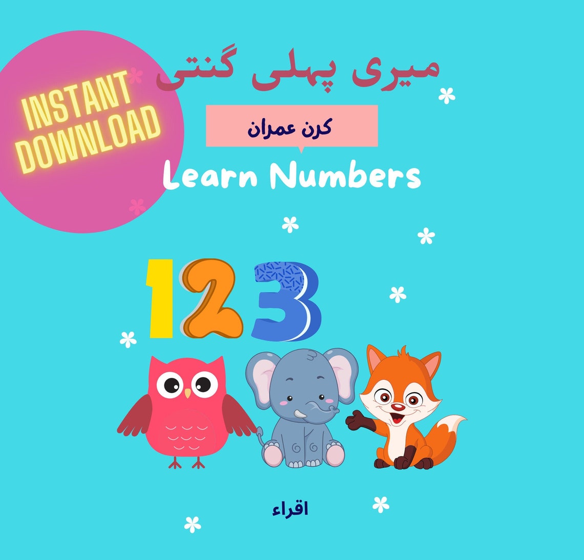 Counting in urdu learn to count in urdu 1 20 counting learn etsy