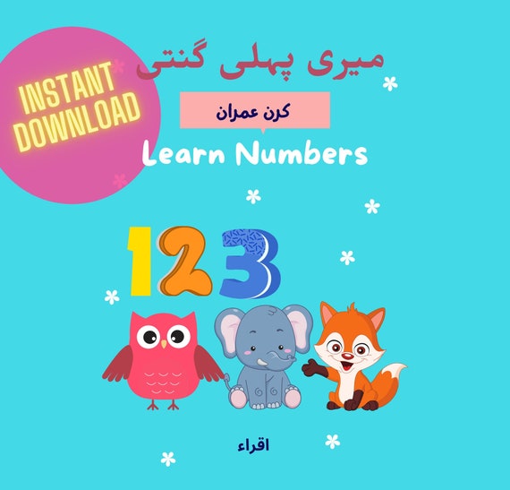 Counting in Urdu Learn to Count in Urdu 120 Counting Learn Etsy