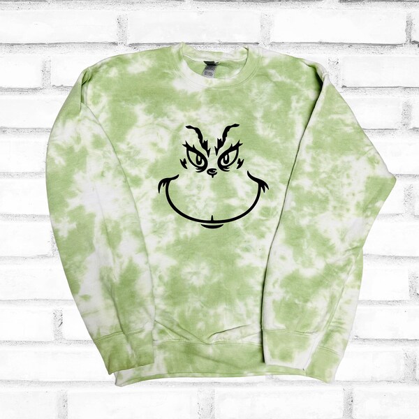 Sweatshirt Grinch "I Came For The Presents" - Coupe Classique, Col Tissé - 241 G