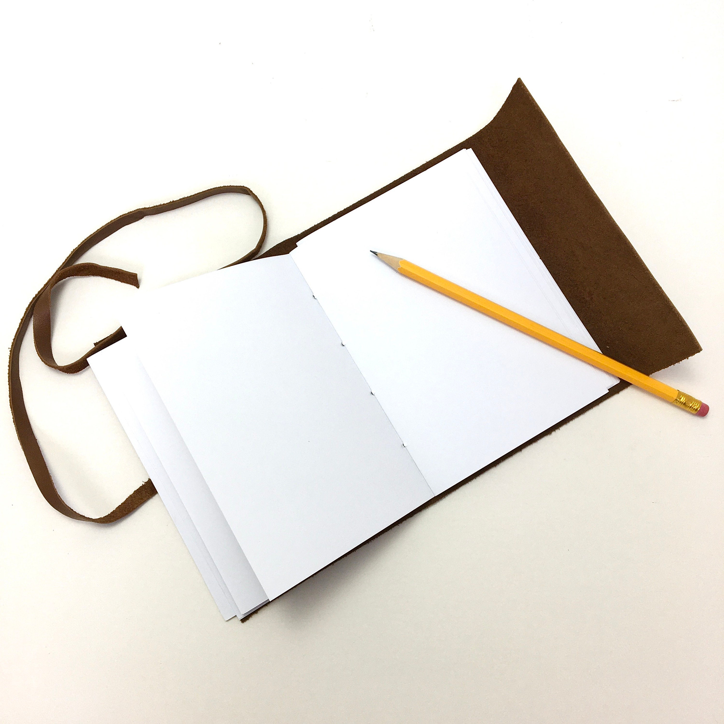 Make Your Own Leather Journal Kit Wraparound Leather Etsy UK