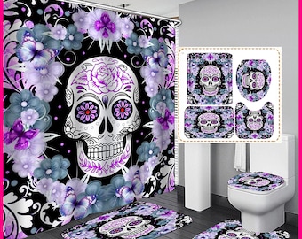Sugar Skull Bathroom | Etsy