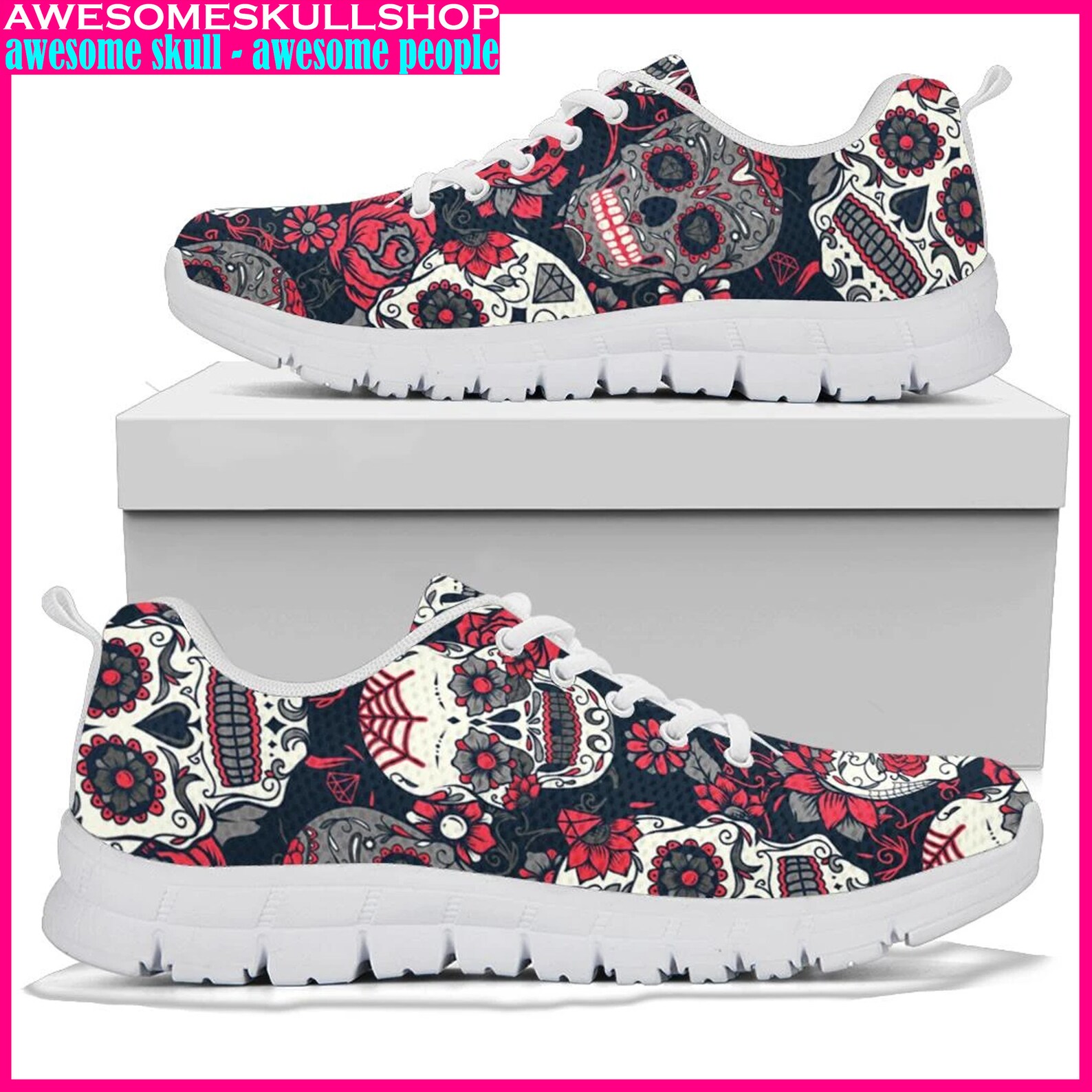 asics sugar skull shoes