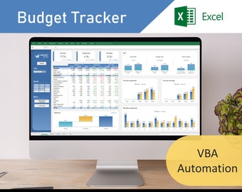 Modèle de budget Excel | Feuille de calcul des finances personnelles | Suivi du budget mensuel