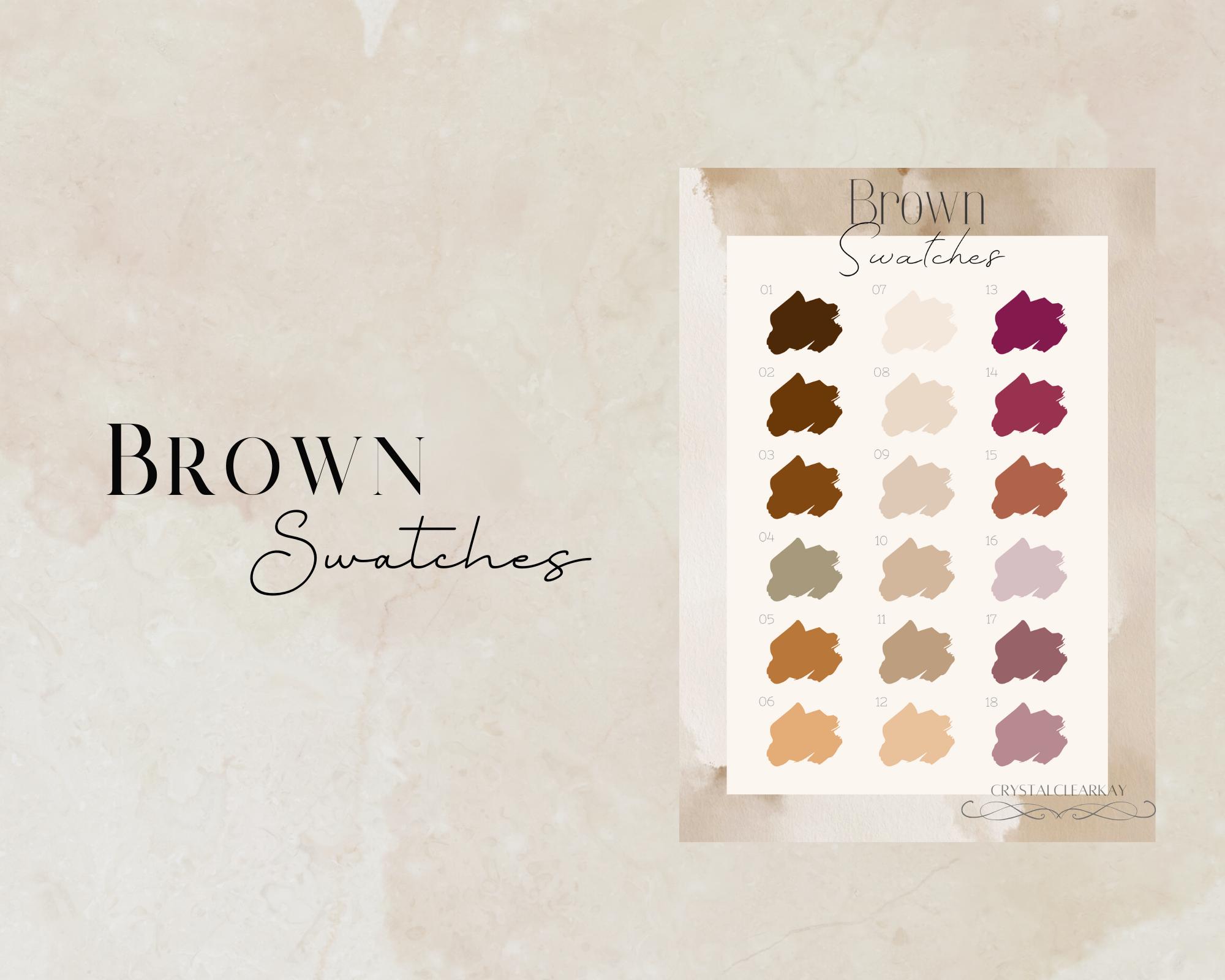 Brown Paint Swatches Paint Samples Paint Decorating Paint Room Brown ...