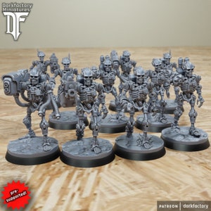 Reanimated Combat Drones - 3d-printable STL files | dorkfactory miniatures