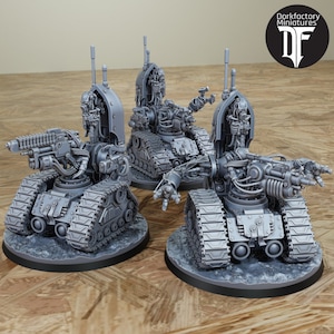 Reliquary Tanks - 3d-printable STL files | dorkfactory miniatures