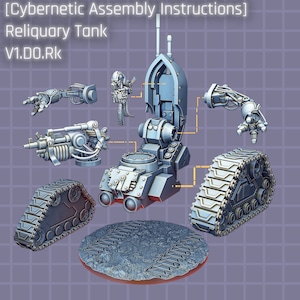 Reliquary Tanks 3d-printable STL files the mech breacher becomes the ad destroyer dorkfactory miniatures image 5