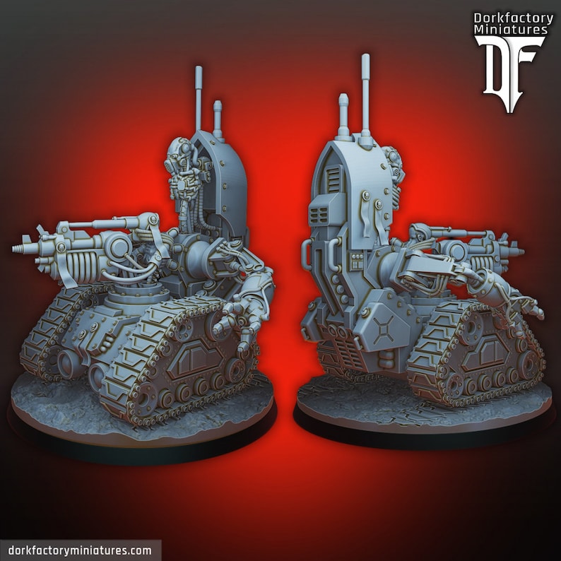 Reliquary Tanks 3d-printable STL files the mech breacher becomes the ad destroyer dorkfactory miniatures image 4