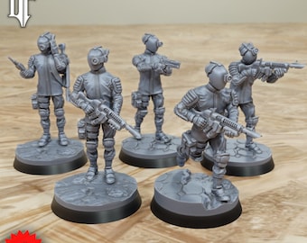 anomaly hunters - 3d-printable STL files | dorkfactory miniatures