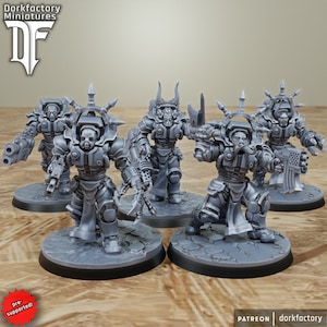 Armored Void Commandos - 3d-printable STL files | dorkfactory miniatures