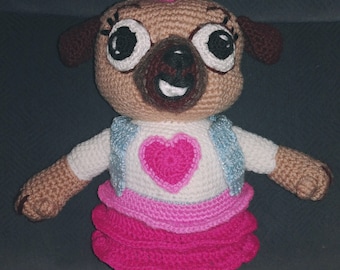 Chip the Pug Digital Crochet Pattern ONLY
