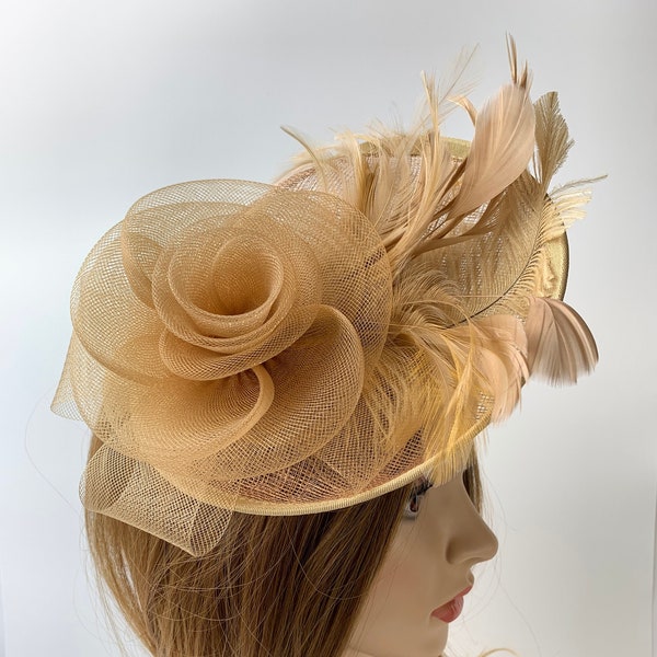 Fascinator | Women's Tea Party Hat, Church Hat, Kentucky Derby Hat, Fancy Hat, Tea Party Hat, Wedding Hat | With Clip | 11 Colors