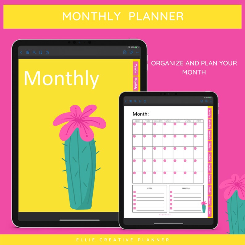 Undated 2022 Digital Planner Digital Ipad Planner Etsy UK