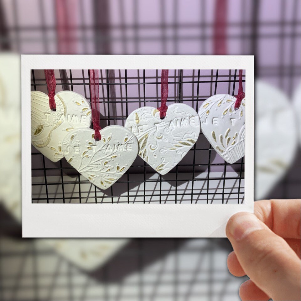 Valentine Heart, Cœur Saint Valentin, Heart, Cœur Céramique , Ceramic Heart