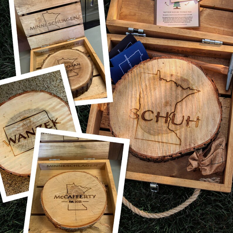 Custom Minneschlagen Portable Hammer and Nail Game Etsy