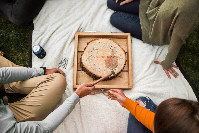 Custom Minneschlagen Portable Hammer and Nail Game Etsy